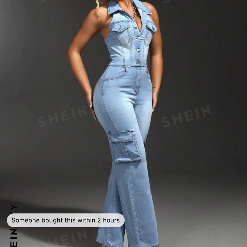 Denim jumpsuit